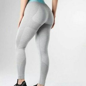 Gray gym shark leggings